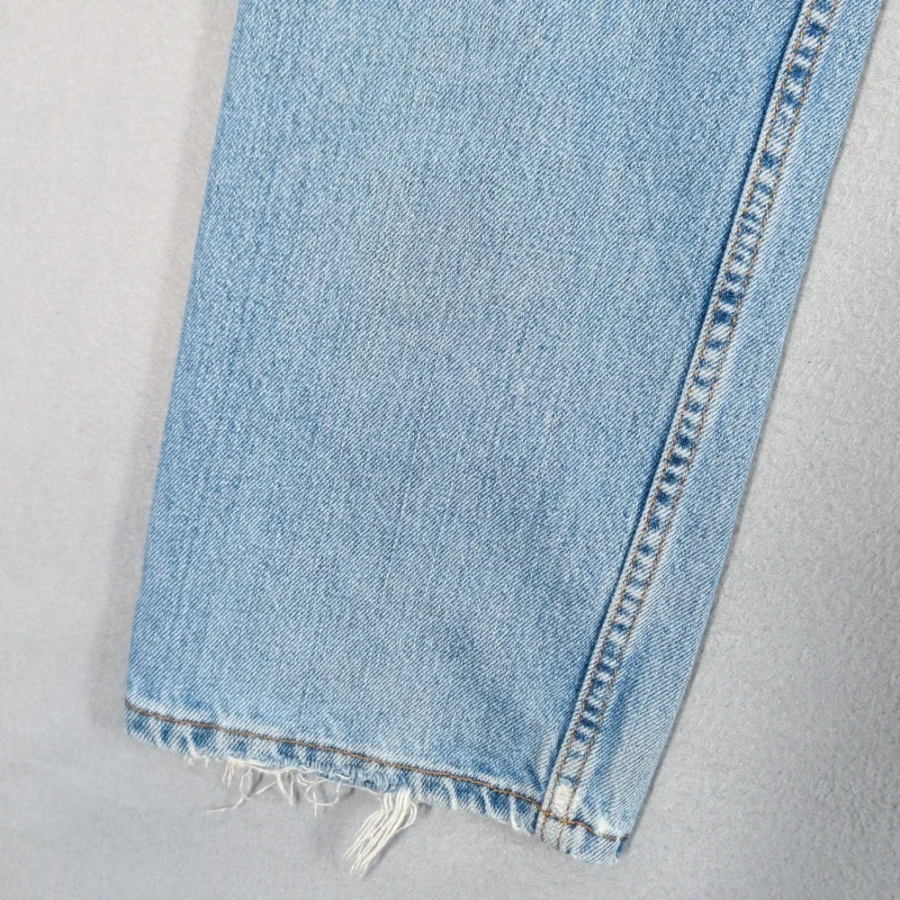 Levi's 505 Jeans Mens 33x32 Blue Regular Fit Straight‎ Leg Denim Cotton Casual